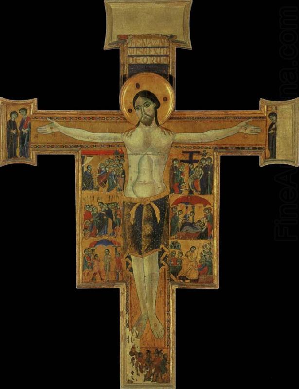The crucifixion with scenes of the suffering Christs, unknow artist